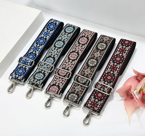 LVYOUME Bag Strap Silver Hardware 2" Wide Replacement Crossbody Straps Adjustable Shoulder Strap Extra Long Bag Strap for Crossbody Handbag in Saudi Arabia