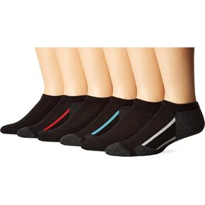 Hanes Big Boys' 6 -Pack No Show Socks