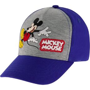 Disney Baseball Cap, Mickey Mouse Adjustable Toddler 2-4 Or Boy Hats for Kids Ages 4-7