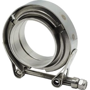 2.0 Inch Stainless Steel Exhaust V Band Clamp Male Female Flange