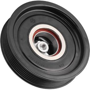 A/C Compressor Clutch Replacement for Jeep 2.0 2.4, Stainless Steel Air Conditioning Compressor Clutch Replacement 6PK, Applicable A/C Compressor Model 6SEU16C / 447190-5053