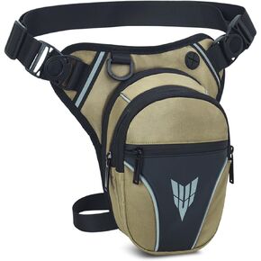 Peicees Drop Leg Bag For Men Women Thigh Bag With Leg Strap For Motorcycle Riding Hip Pouch Leg Fanny Pack Purse Crossbody