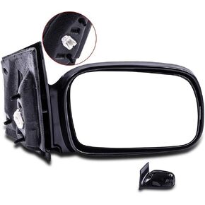 SCITOO Passenger Right Door Mirror fit 2006-2011 For Honda Civic Coupe Power Side Mirror Adjusted Non-Folding Non-Extended