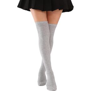 Womens Thigh High Socks,Boot Socks, Winter Warm Over Knee High Socks, Leg Warmers Trim Long Socking