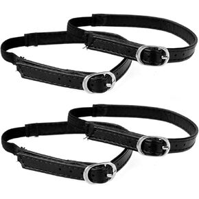 2 Pairs Shoe Straps,Detachable Ankle Straps,Adjustable PU Leather Shoes Belt Band for Women Girls Holding Loose Heels