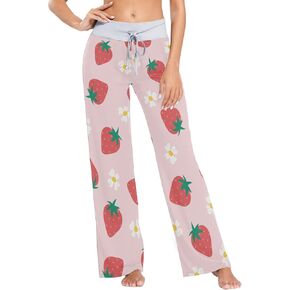 Halloween Women's Pajama Pants Casual Novelty Lounge Pant Wide Leg Jogger Sleepwear Girl PJS XS