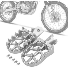 Dirt Bike Foot Pegs,Motorcycle Footpegs Wider Foot Rest Pedal CNC for CRF250F 19-23 XR150L 15-23 HAWK 250 CRF150F CRF230F 03-19 Red