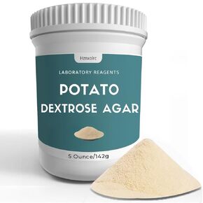 142 Grams Nutrient Agar Powder, Makes Over 210 to 280 Agar Petri Dishes, Easy to Use, Suitable for Scientific Research, Educational Experiments or Detection of Microbial Pollutants