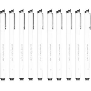 10PCS Waterproof Micro Line Pens, 0.25mm Fine Point Pens Black Fineliners for Drawing Sketching Design Office Writing