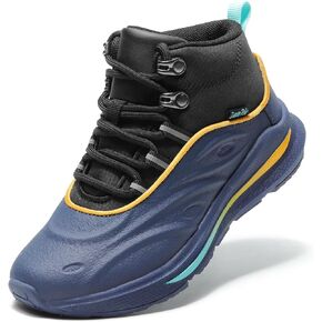 DREAM PAIRS Boys Girls Shoes Kids DuraPlay Tennis Running Hiking Boots Athletic High Top Walking Causal Lace Up Sneakers for Little/Big Kid