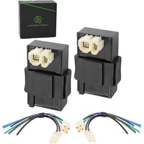 LK 2Pcs Motorcycle DC CDI Box Compatible with Honda XL600 V Transalp 1989-1996 XR600R XL600R XL600 XR600 XL XR 600 R 30410-MM9-830