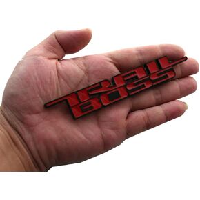 2019-2024 Trail Boss Emblem Car Badge 3D Nameplate Replacement for Silverado 1500 2500 HD (Chrome)