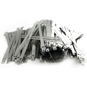 200 Metal Truck Seals, Shipping Seals, Trailer Seals, Flat Head Seals Sequentially Numbered (200 Pack)