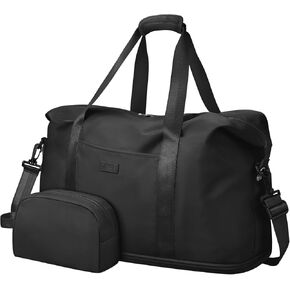 Expandable Travel Duffle Bags Large Weekender Overnight Bags hospital bags for Women Men with Toiletry Bag 20.5 Inch