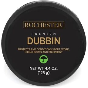 Rochester Premium Dubbin, Leather Conditioner, Leather Protector for Shoes, Boots, Equipment, and More, Shoe Accessories, 4.4 oz.