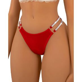 Women's Glitter Underwear Soft Strappy Thongs Sexy Underwear Panties