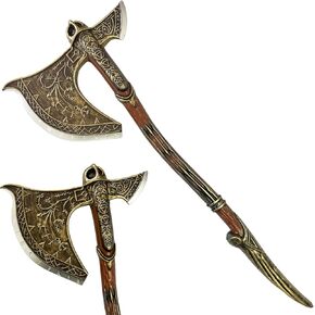 36.5 Inch Fantasy Fully Upgraded Leviathan God-War Viking Foam Axe Kratos Sword for Video Game, Cosplay Costume Prop, Collection, Gift. Prop 1:1 Replica
