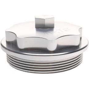 iFJF F81Z9G270BA Fuel Filter Cap Replacement for Powerstroke 7.3L V8 1999-2003 F250 F350 F450 F550 Super Duty 2000-2003 Excursion Billet Aluminum 1831193C91 RK31449 904-203
