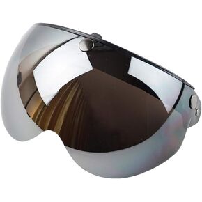 Helmet Visor Visor Universal 3 Snap Retro Helmet Visor Windproof Sun Shield Half Face Motorcycle Helmets Visor