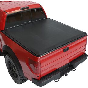 Litake Soft Roll up Truck Bed Tonneau Cover Compatible with 2014-2019/1500 (2019 /Limited ONLY), 2015-2019 2500 HD 3500 HD, Fleetside 5.8 ft Bed