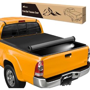 Nilight Soft Roll Up Truck Bed Cover Compatible with Toyota Tundra 2014 2015 2016 2017 2018 2019 2020 2021 5.5ft Truck Bed Tonneau Cover
