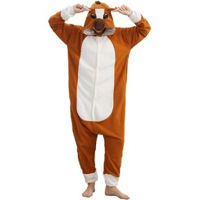 Unisex Adult Animal Onesie Pajamas Cosplay Costume Holiday Gift for Women and Men