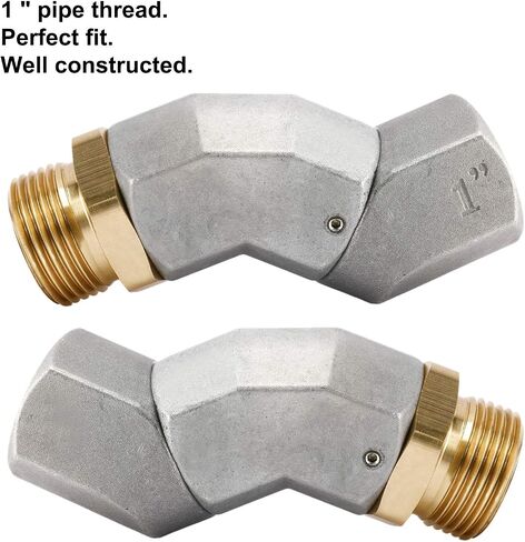 DasMarine 3/4" Fuel Swivel,Fuel Transfer Hose Swivel,360 Degree Rotating Connector for Fuel Nozzle and Fuel Transfer Hose (3/4") in Saudi Arabia