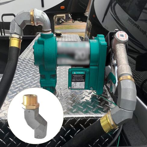 DasMarine 3/4" Fuel Swivel,Fuel Transfer Hose Swivel,360 Degree Rotating Connector for Fuel Nozzle and Fuel Transfer Hose (3/4") in Saudi Arabia