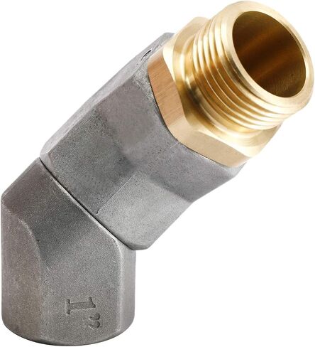 DasMarine 3/4" Fuel Swivel,Fuel Transfer Hose Swivel,360 Degree Rotating Connector for Fuel Nozzle and Fuel Transfer Hose (3/4") in Saudi Arabia