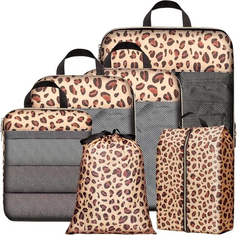 Cambond Compression Packing Cubes for Suitcases Luggage Travel Packing Organizers Compression Cubes for Travel Essentials, Bundle in Kuwait