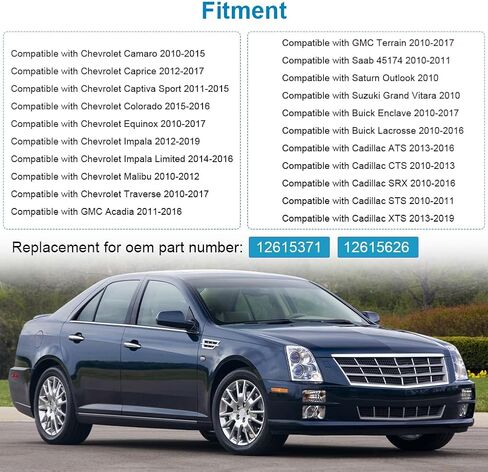 4 Pcs Camshaft Position Sensors & 1 Pcs Crankshaft Position Sensor Compatible with Chevy Equinox Impala Malibu Traverse GMC Acadia Terrain Cadillac Buick, Replacement for 12615371, 12615626 in Saudi Arabia