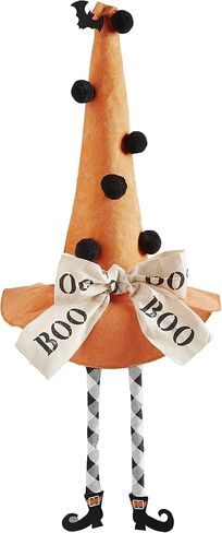 Mud Pie، قبعة Boo Halloween كبيرة جدًا متدلية للساق، مقاس 22 بوصة × 18 1/4 بوصة in Saudi Arabia