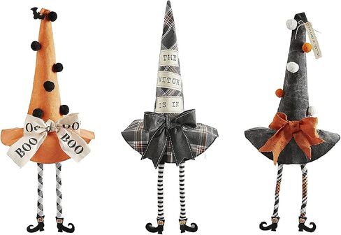 Mud Pie، قبعة Boo Halloween كبيرة جدًا متدلية للساق، مقاس 22 بوصة × 18 1/4 بوصة in Saudi Arabia