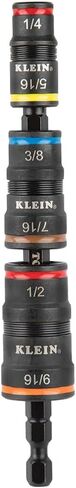 Klein Tools 32500HD KNECT Multi-Bit Screwdriver / Nut Driver, Impact Rated 11-in-1 Tool with Phillips, Slotted, Square and Torx Tips in Kuwait