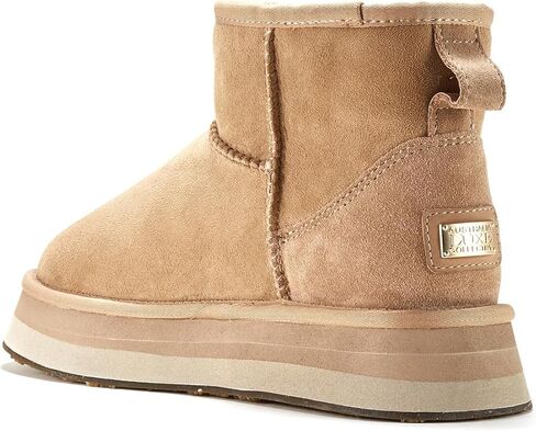 حذاء LUXE النسائي Heritage X Platfoam Suede Boulder الأنيق in Kuwait