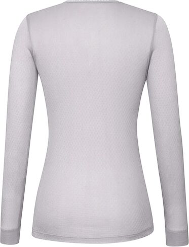 Terramar Women's 100% Silk Thermasilk Pointelle Scoop Shirt Baselayer in Saudi Arabia
