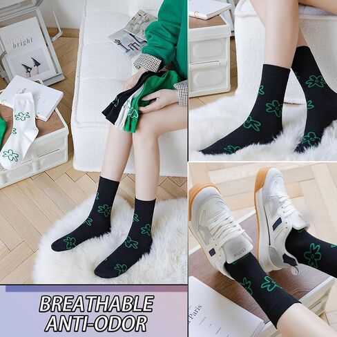 لطيف عباد الشمس المرأة الأزهار الكاحل كشكش الجوارب طباعة الملونة طاقم الجدة جورب Size5-10.5 in Kuwait