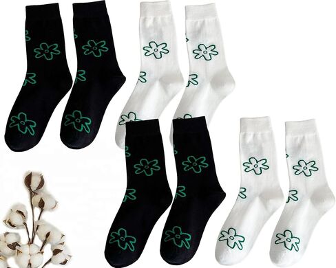 لطيف عباد الشمس المرأة الأزهار الكاحل كشكش الجوارب طباعة الملونة طاقم الجدة جورب Size5-10.5 in Kuwait