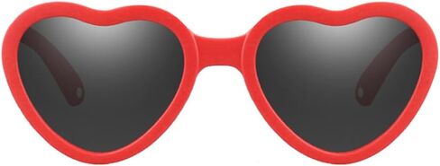 Baby Sunglasses Flexible Polarized Heart Shaped Sunglasses with Strap for Toddler Newborn Infant Ages 0-24 Months in Saudi Arabia