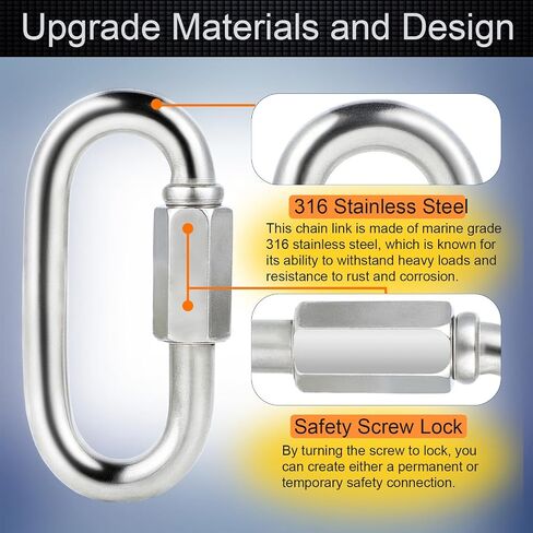 Heavy Duty Chain Link, Anti-Rust Quick Link Chain Connector in Kuwait