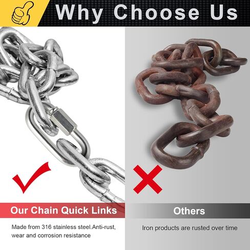 Heavy Duty Chain Link, Anti-Rust Quick Link Chain Connector in Kuwait