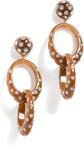 أقراط دائرية مزدوجة للنساء من Lele Sadoughi in Kuwait