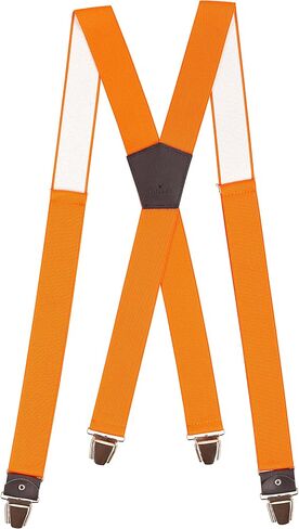 PIERROT Wide Premium Men's Suspenders - One Size Fits All, Adjustable - Reinforced Elastic and Leather Finishes in Saudi Arabia