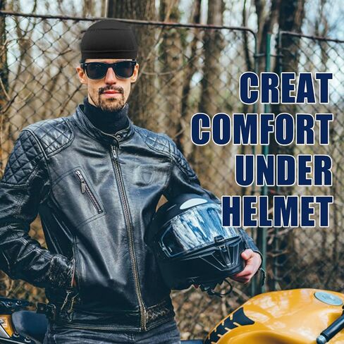 6 Pcs Cooling Skull Cap for Men Women, Cycling Motorcycle Helmet Liner, UPF 50 Sun Protection Sweat Cap for Running in Saudi Arabia