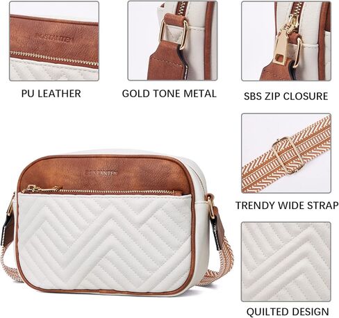 BOSTANTEN Crossbody Bags for Women ＆ Credit Card Holder Wallet RFID Blocking Leather Small Wallet for Women in Saudi Arabia