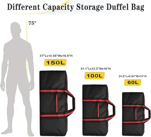 24.8 " Travel Bag, Gym Bag for Men Women, Weekender Overnight Bag 60L Duffle Bag for Traveling with Trolley Sleeve Wet Pocket in Kuwait