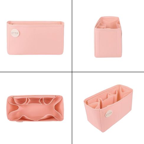 Rubber Beach Bag Organizer Compatible with Bogg Bag X Large Open Tote Bag,Divider Pouch for BOGG BAG Accessories Purse Organizer Insert (Rosy, Large) in Saudi Arabia