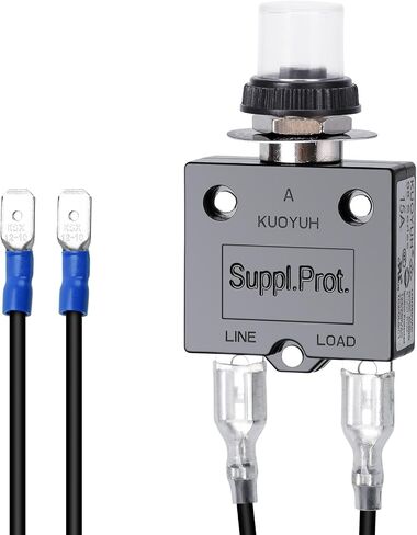 Push Button Circuit Breaker 3 Amp, Briidea Fuse Tester Manual Reset 32V, Low voltage Protection in Saudi Arabia