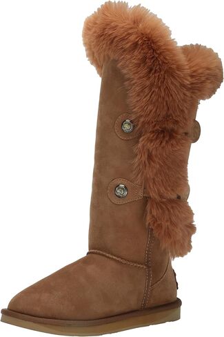 حذاء LUXE نسائي طويل متوسط ​​الساق in Kuwait