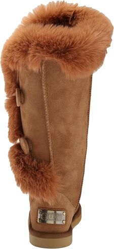 حذاء LUXE نسائي طويل متوسط ​​الساق in Kuwait